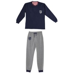 Pijama de manga larga Atlético de Madrid adulto tejido suave y calido producto oficial  60% Algodón- 40% Poliéste