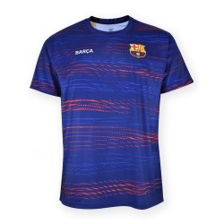 Camiseta Fútbol Club Barcelona Training entrenamiento azul talla adultos producto oficial composición 100% Poliéster