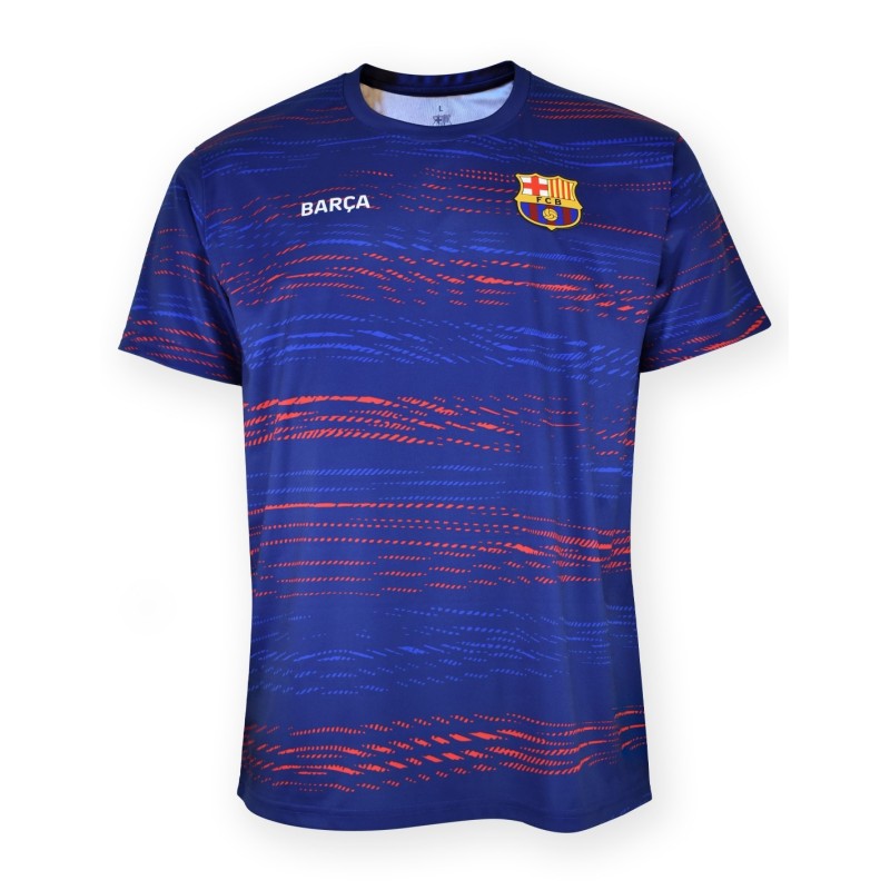 Camiseta Fútbol Club Barcelona Training entrenamiento azul talla adultos producto oficial composición 100% Poliéster Camiseta Fútbol Club Barcelona Training entrenamiento azul talla adultos producto oficial composición 100% Poliéster