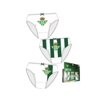 Braguitas del Real Betis Balompié talla 2 de niña producto oficial