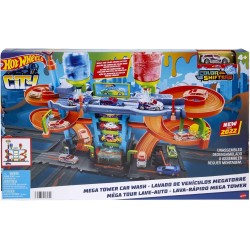 Megatorre lavado coches Hot Wheels city Mattel HDP05 edad incluye un vehículo
