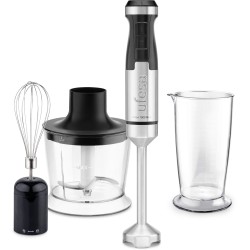 Batidora de mano - Ufesa Orion 1500 Max, 1500W, Antisalpicaduras, Turbo, Ergonómica, Inox