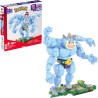 Mega Pokémon Machamp, 401 Bloques de construcción con Movimiento, edad +8 años Mattel HTH70