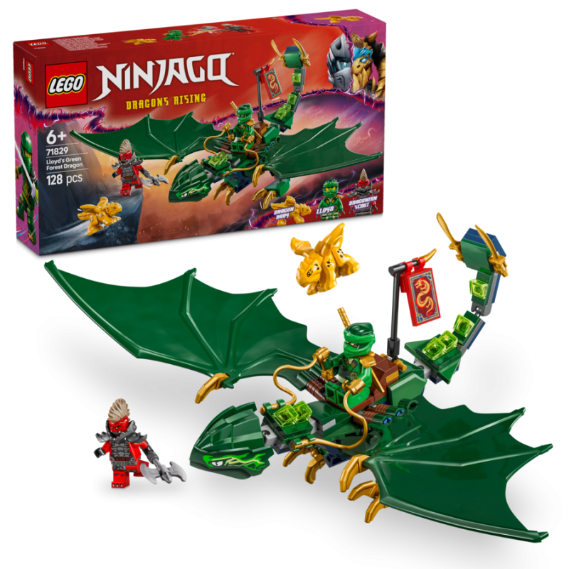LEGO NINJAGO Dragón Verde del Bosque de Lloyd 71829 - Tienda de juguetes de la marca LEGO LEGO NINJAGO Dragón Verde del Bosque de Lloyd 71829 - Tienda de juguetes de la marca LEGO