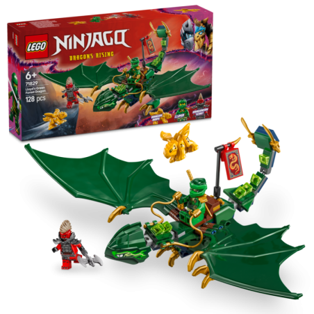 LEGO NINJAGO Dragón Verde del Bosque de Lloyd 71829 - Tienda de juguetes de la marca LEGO