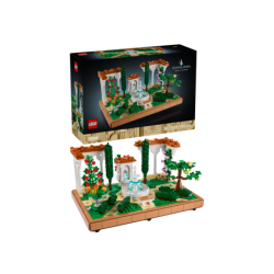 LEGO Icons 10359 Jardín con Fuente Contiene 1302 piezas - Edad recomendada apartir de 18+ años