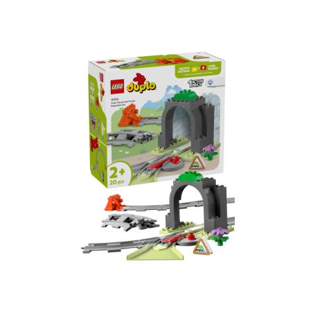 LEGO DUPLO 10425 Set de Expansión: Túnel y Vías Ferroviarias Contiene 20 piezas - Edad recomendada apartir de 2+ años