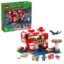 LEGO Minecraft 21270 La Casa-Champiñaca Contiene 500 piezas - Edad recomendada apartir de 8+ años