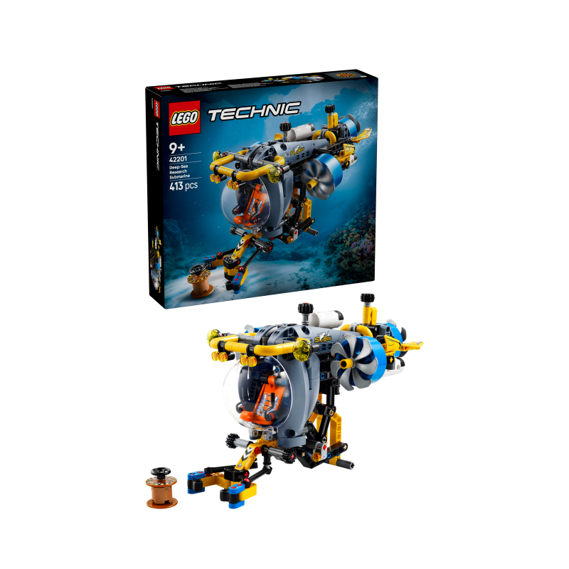 LEGO Technic 42201 Submarino de Aguas Profundas Contiene 413 piezas - Edad recomendada apartir de 9+ años