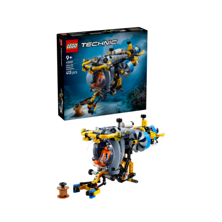 LEGO Technic 42201 Submarino de Aguas Profundas Contiene 413 piezas - Edad recomendada apartir de 9+ años