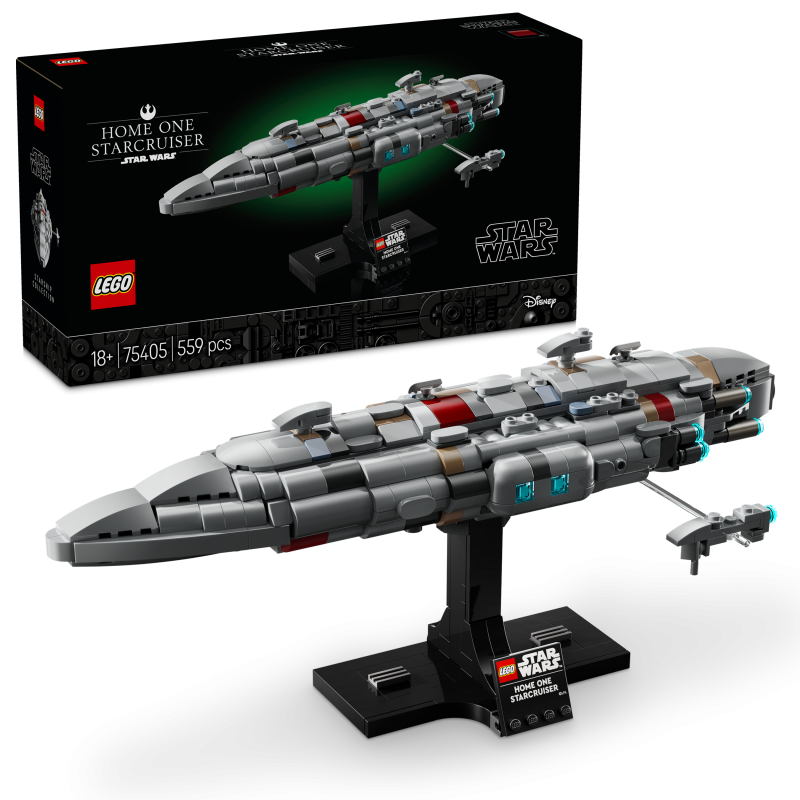 LEGO Star Wars TM 75405 Crucero Estelar Hogar Uno Contiene 559 piezas - Edad recomendada a partir de 18+ años LEGO Star Wars TM 75405 Crucero Estelar Hogar Uno Contiene 559 piezas - Edad recomendada a partir de 18+ años