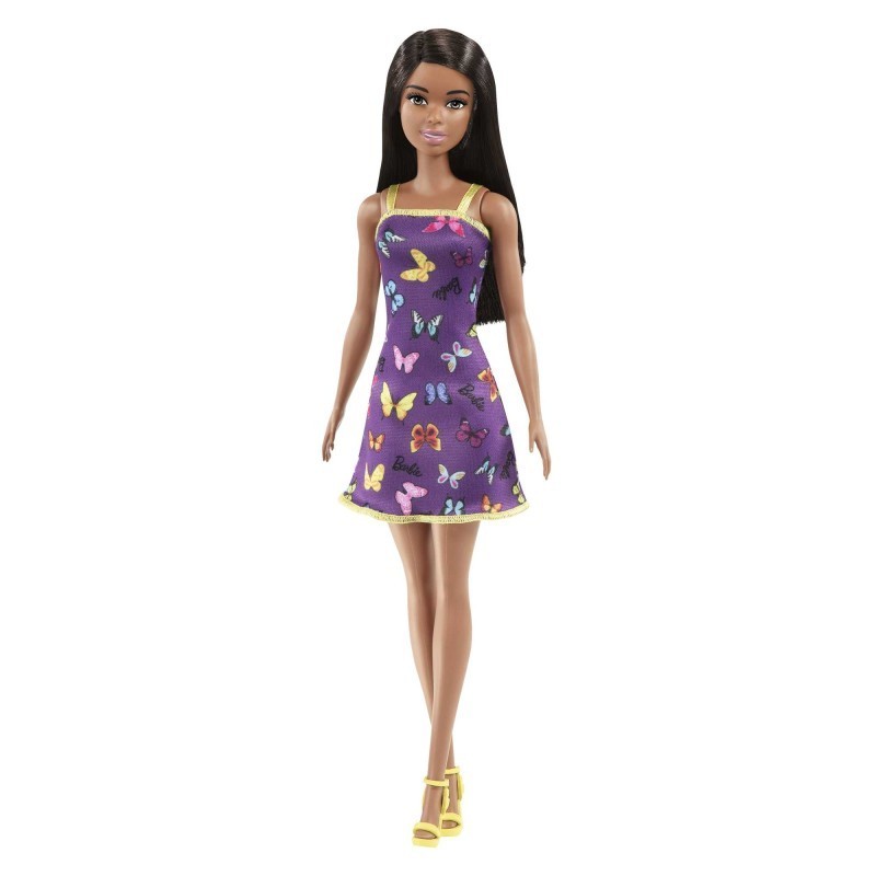 Muñeca Barbie Chic vestido mariposas morado Mattel edad +3 años HBV07 Muñeca Barbie Chic vestido mariposas morado Mattel edad +3 años HBV07