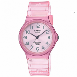 CASIO Collection MQ-24S-4B Reloj de Pulsera Analógico para Unisex Color Rosa