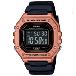 Reloj de Pulsera Digital  CASIO W-218HM-5BVDF para Hombre Color Negro