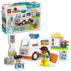 LEGO DUPLO Town 10447 Ambulancia y Conductor contiene 19 piezas - edad 2+ años