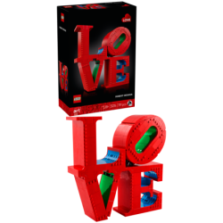 LEGO ART 31214 LOVE contiene 791 piezas - edad 18+ años