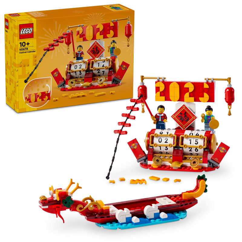 LEGO Iconic 40678 Calendario de Fiestas contiene 345 piezas - edad 10+ años