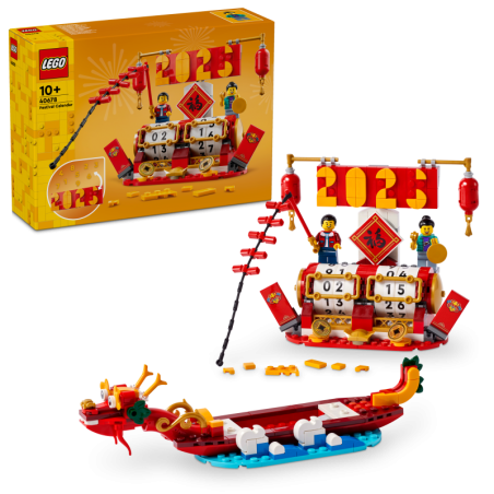 LEGO Iconic 40678 Calendario de Fiestas contiene 345 piezas - edad 10+ años