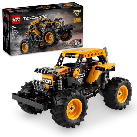 LEGO Technic 42199 Monster Jam DIGatron con Motor de Carga Manual contiene 218 piezas - edad 7+ años