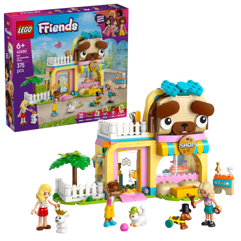 LEGO LEGO Friends 42650 Tienda de Accesorios para Mascotas contiene 375 piezas - edad 6+ años LEGO LEGO Friends 42650 Tienda de Accesorios para Mascotas contiene 375 piezas - edad 6+ años