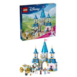 LEGO Disney Princess 43275 Castillo y Carroza de Cenicienta contiene 596 piezas - edad 6+ años