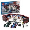 LEGO City 60444 Garaje de F1® con Coches Mercedes-AMG y Alpine contiene 678 piezas - edad 7+ años