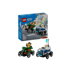 LEGO City 60459 Pack de Coches de Carreras: Avión vs. Cama de Hospital contiene 70 piezas - edad 5+ años