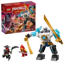LEGO Ninjago 71827 Armadura Robótica de Combate de Zane contiene 92 piezas - edad 6+ años