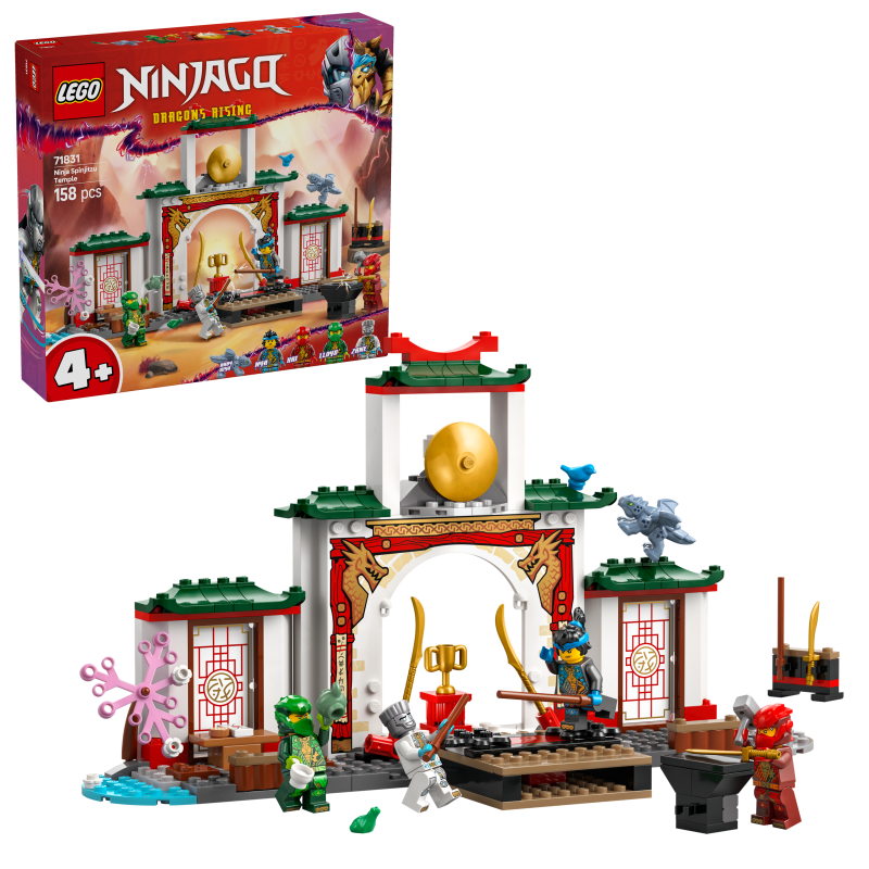 LEGO Ninjago 71831 Templo Ninja del Spinjitzu contiene 158 piezas - edad 4+ años LEGO Ninjago 71831 Templo Ninja del Spinjitzu contiene 158 piezas - edad 4+ años