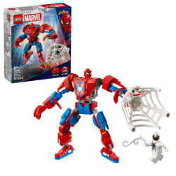 LEGO Super Heroes 76308 Armadura Robótica de Spider-Man vs. el Anti-Venom contiene 107 piezas - edad 6+ años