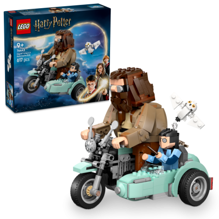 LEGO Harry Potter TM 76443 Viaje en Moto de Hagrid y Harry contiene 617 piezas - edad 9+ años