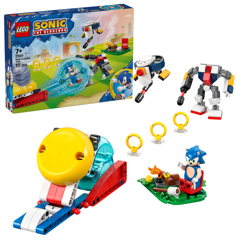 LEGO Sonic the Hedgehog 77001 Batalla de Sonic en la Hoguera contiene 177 piezas - edad 7+ años