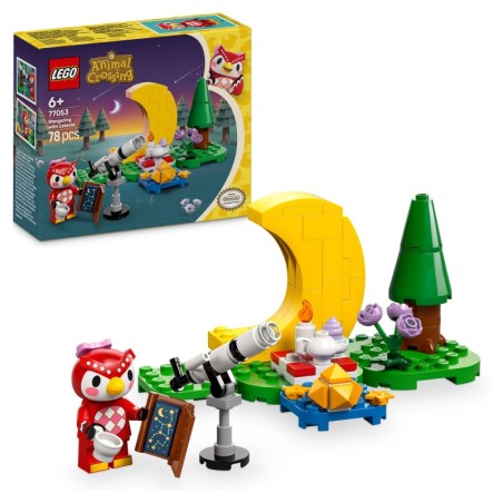 LEGO Animal Crossing 77053 Mirando las estrellas con Estela contiene 78 piezas - edad 6+ años
