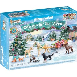 Playmobil 71345 Calendario de Adviento - Paseo en Trineo para niños de 4 años en adelante