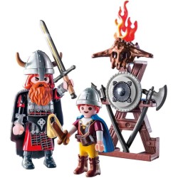 Playmobil 9209 Vikingos con Escudo para niños de 5 años en adelante