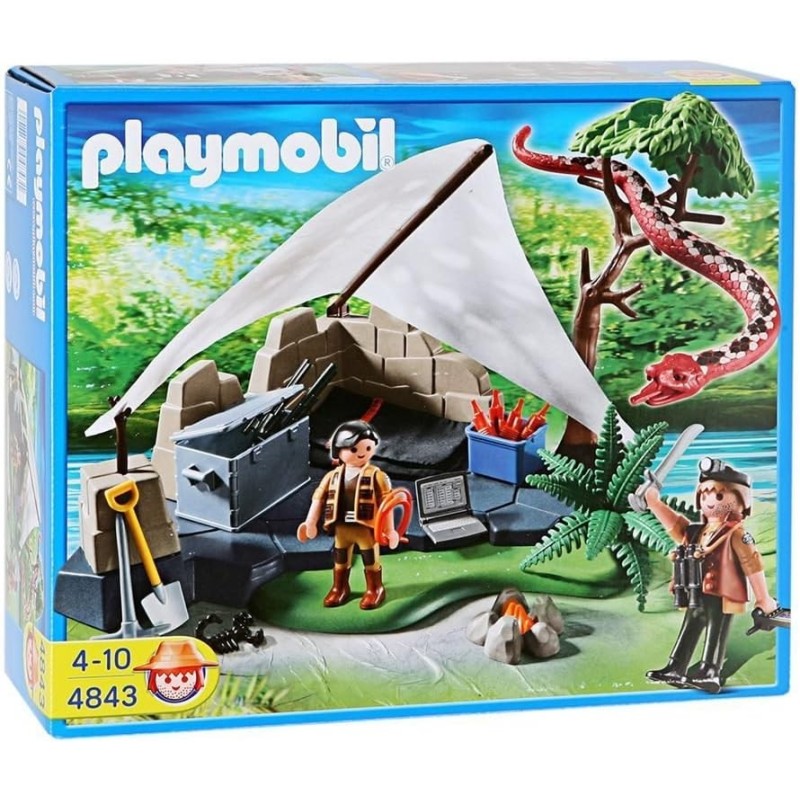 Playmobil 4843 Campamento de los buscadores del tesoro edad +4 años Playmobil 4843 Campamento de los buscadores del tesoro edad +4 años