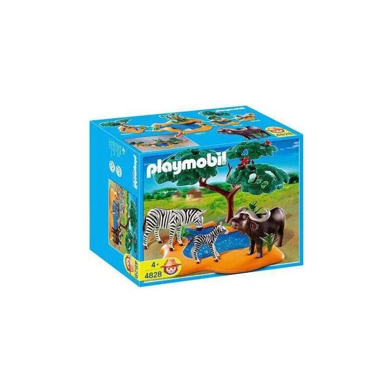 Playmobil 4828 - Búfalo con Cebras - Wild Life Búfalo Playmobil 4828 - Búfalo con Cebras - Wild Life Búfalo