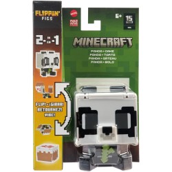 Mattel Minecraft Flippin' Figs Panda y Tarta Mattel edad +6 años HTL43