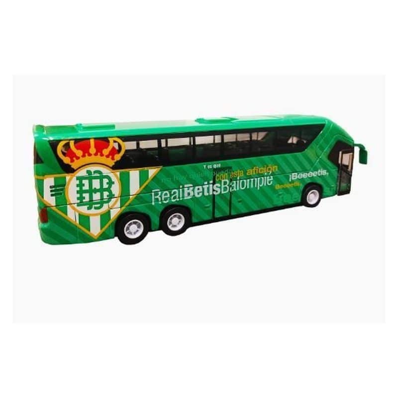 Réplica del autobús del Real Betis Balompié. ¡Apertura de puertas laterales y retrofricción! producto oficial longitud 20cm Réplica del autobús del Real Betis Balompié. ¡Apertura de puertas laterales y retrofricción! producto oficial longitud 20cm