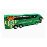 Réplica del autobús del Real Betis Balompié. ¡Apertura de puertas laterales y retrofricción! producto oficial longitud 20cm