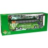 Réplica del autobús del Real Betis Balompié. ¡Apertura de puertas laterales y retrofricción! producto oficial longitud 20cm