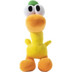 Peluche Pato de 20 centímetros Sueve y Blandito reproduce sonidos y melodías de la serie  Pocoyo Bandai edad +0 meses