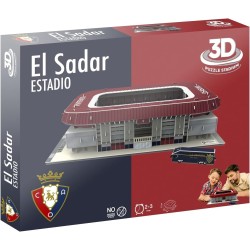 Réplica maqueta Estadio El Sadar Club Atlético Osasuna puzzle 3D producto oficial edad +3 años