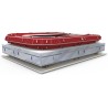 Réplica maqueta Estadio El Sadar Club Atlético Osasuna puzzle 3D producto oficial edad +3 años.