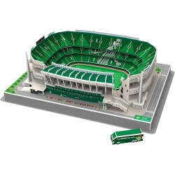 Réplica maqueta Estadio Benito Villamarín Real Betis Balomipié con luz puzzle 3D producto oficial edad +3 años