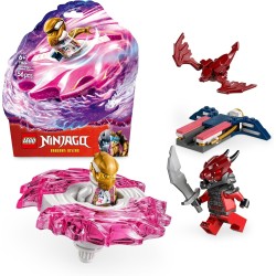 LEGO Ninjago Spinner de Spinjitzu del Dragón de Sora contiene 266 piezas - edad +7 años