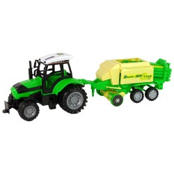Trator de juguete con empacadora longitud 52cm material plástico edad +3 años