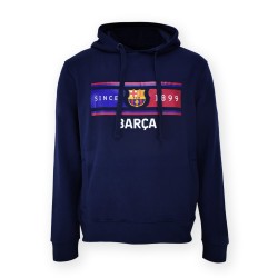 Sudadera Hoodie Fútbol Club Barcelona con gorro Since 1899 adulto producto oficial Barça