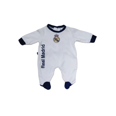 Pelele Real Madrid bebé producto oficial producto oficial escudo centro bordado