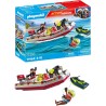 PLAYMOBIL Action Heroes 71464 Bote de Bomberos con Moto acuática edad +4 años